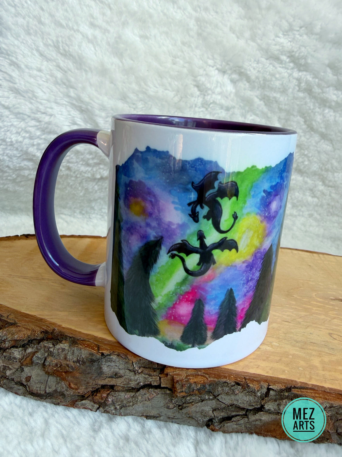 Watercolour dragon | mug