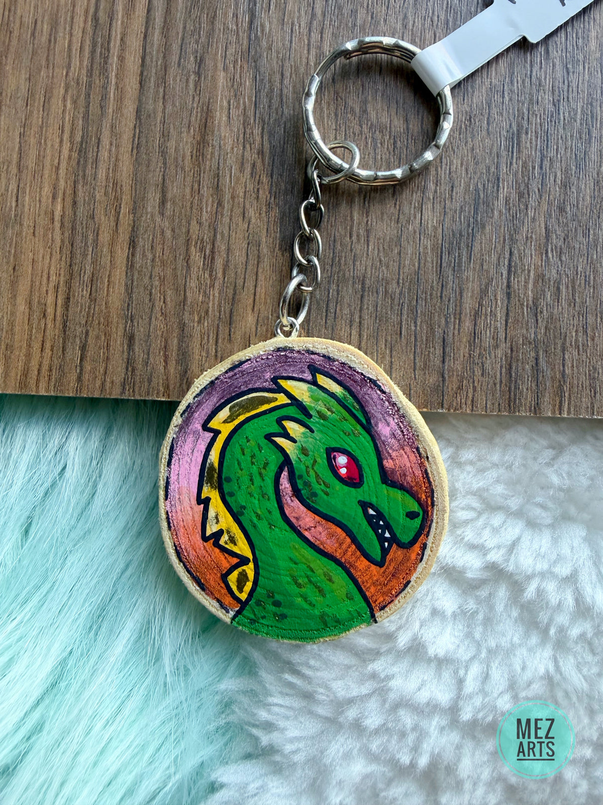 Dragon | handpainted keychain
