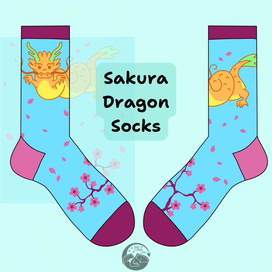 PRE-SAMPLE PRE-ORDER Sakura Dragon - Socks