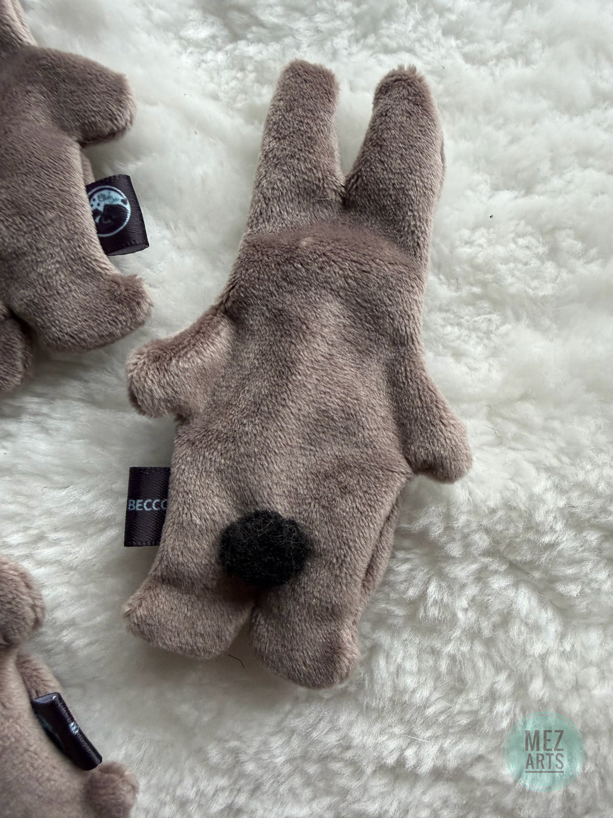 Bunny - fidget plush - Grey