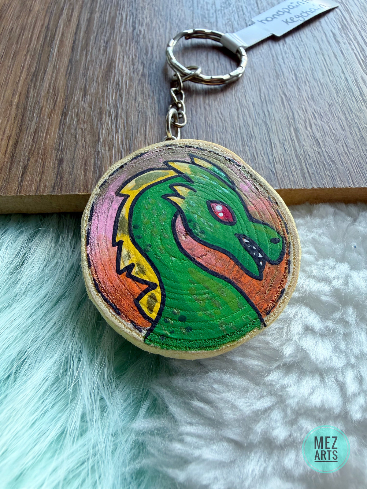 Dragon | handpainted keychain