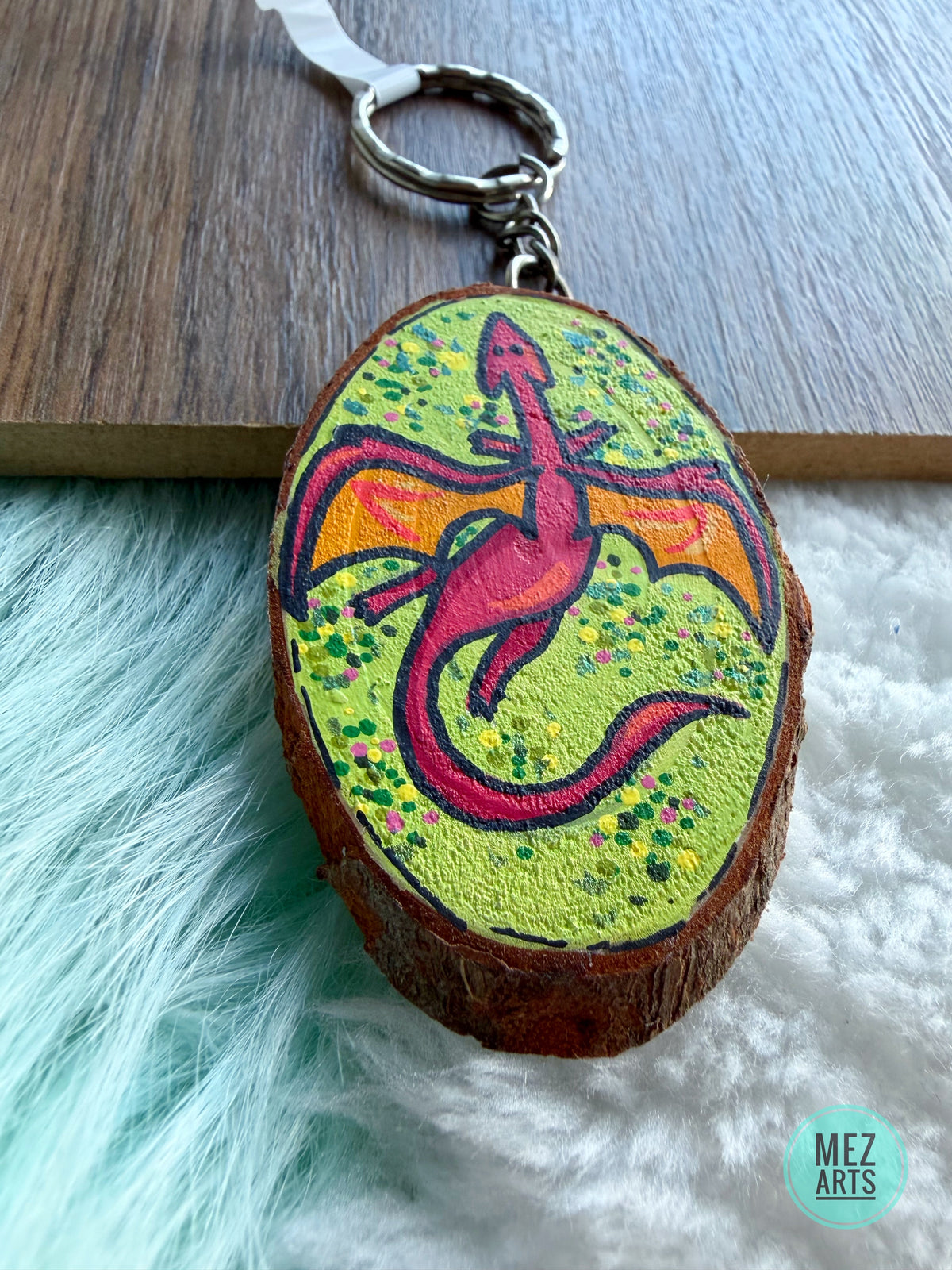 Dragon | handpainted keychain