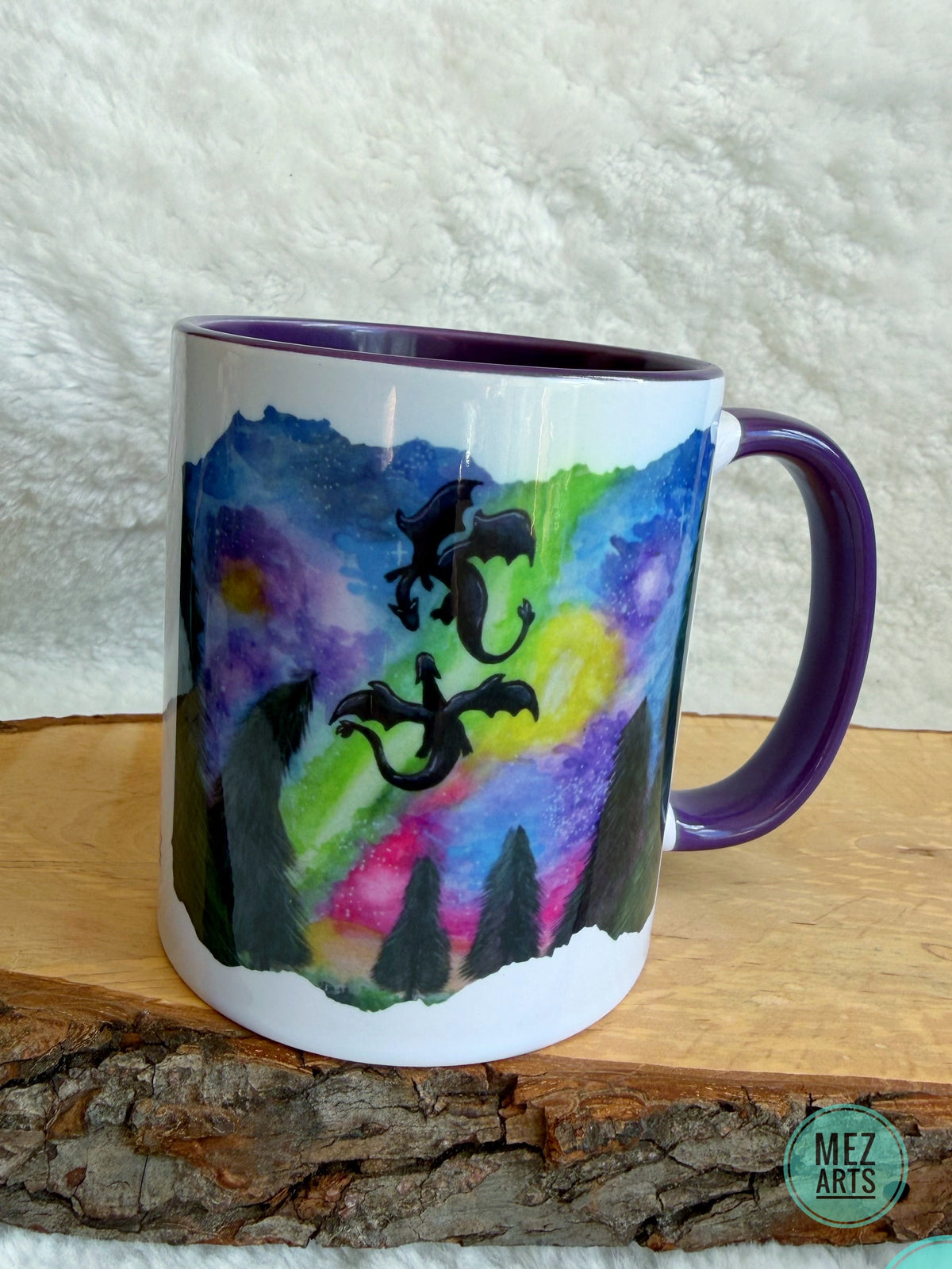 Watercolour dragon | mug