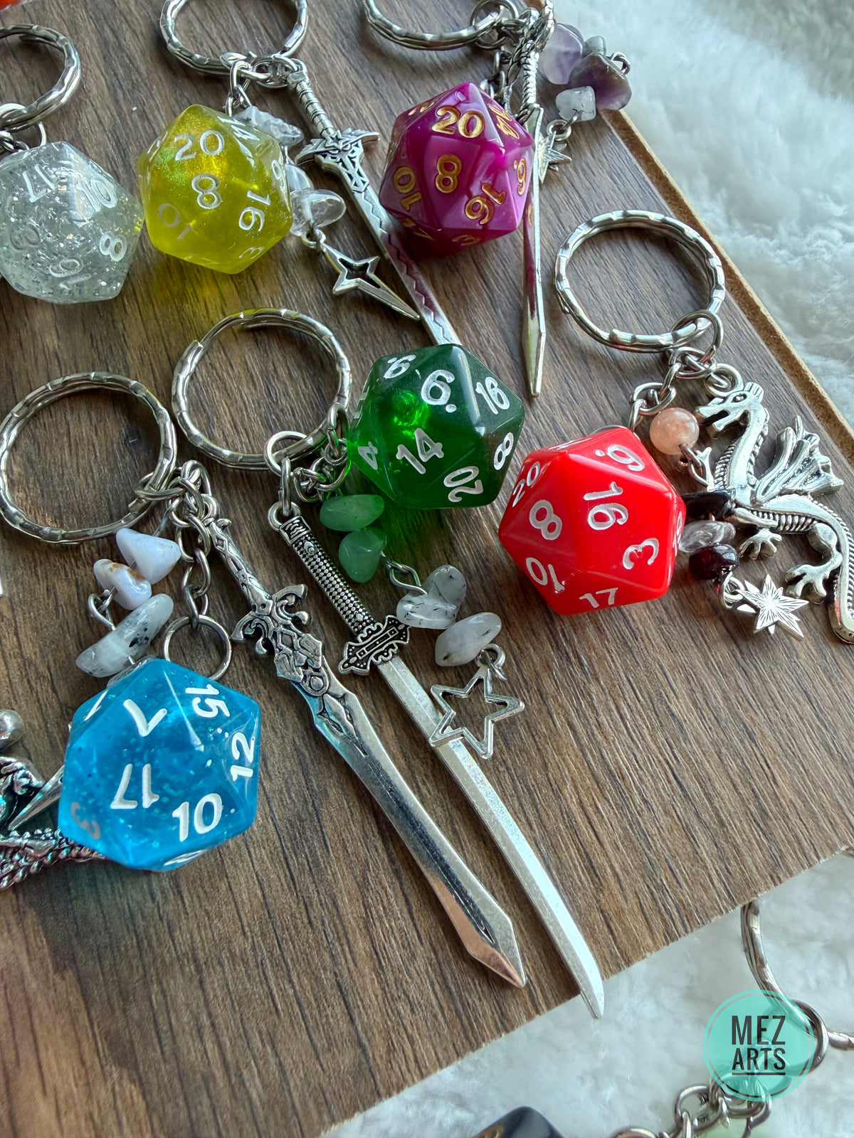Dice D20 | keychain mystery
