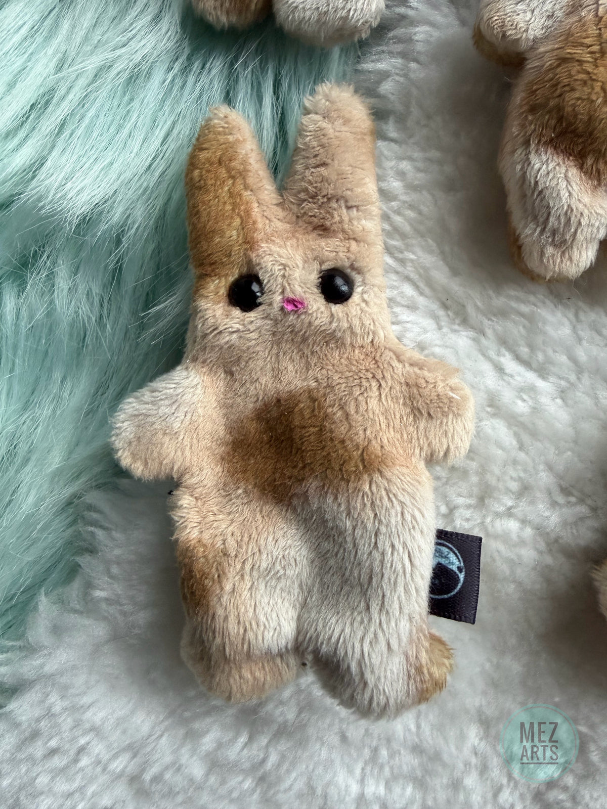 Bunny - fidget plush - Brown