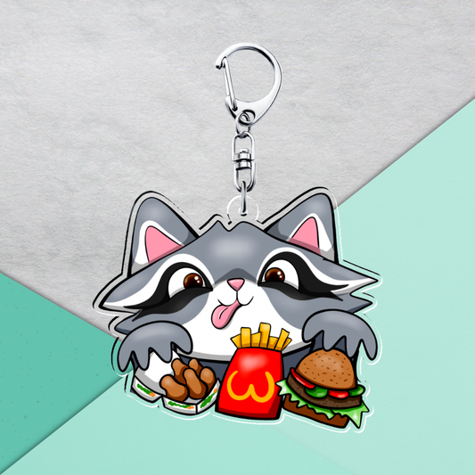 Raccoon vreetbeest | keychain