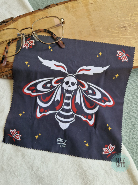 Skull Moth | Glasses Cloth