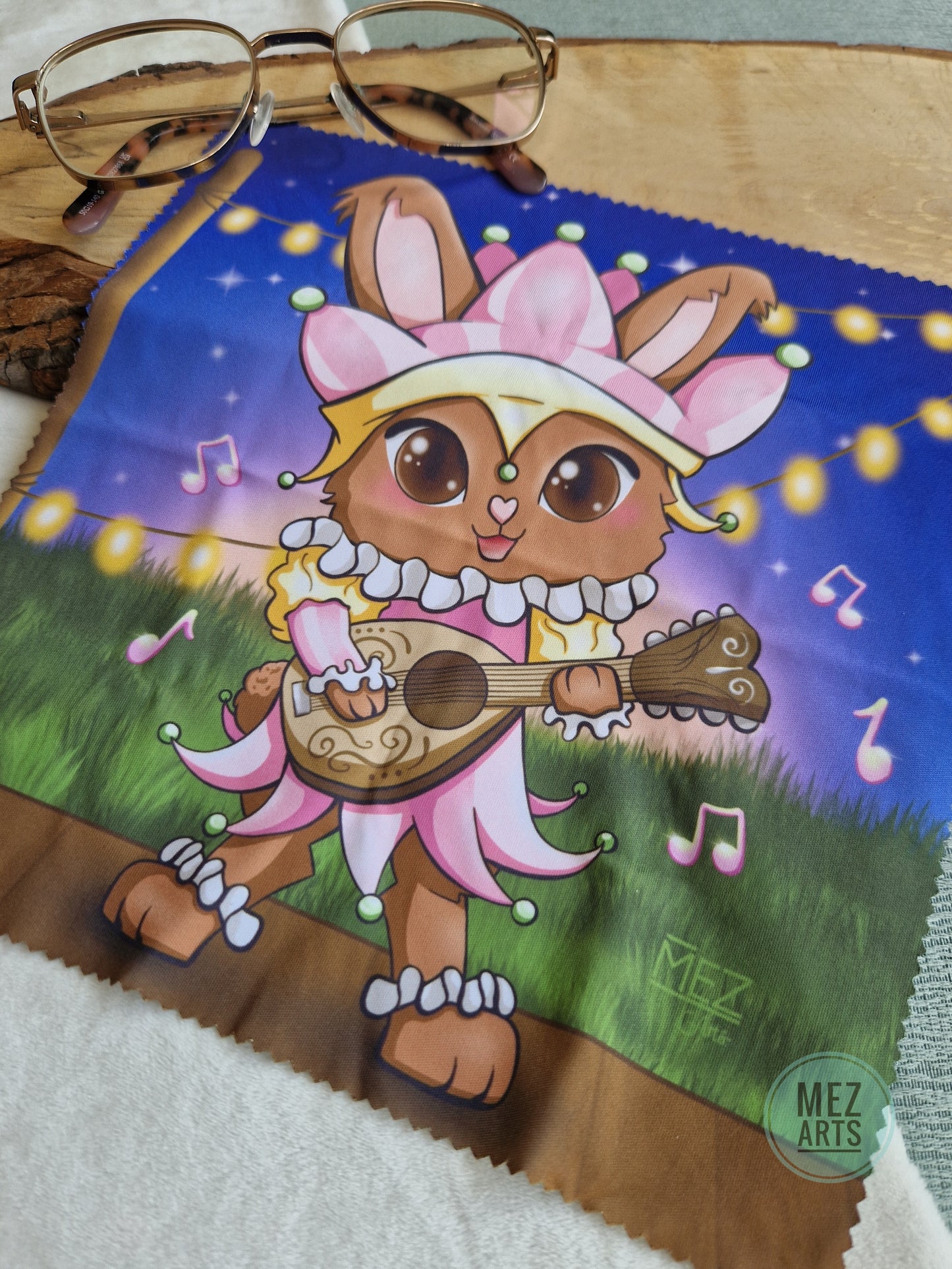 Bard bunny | Glasses Cloth