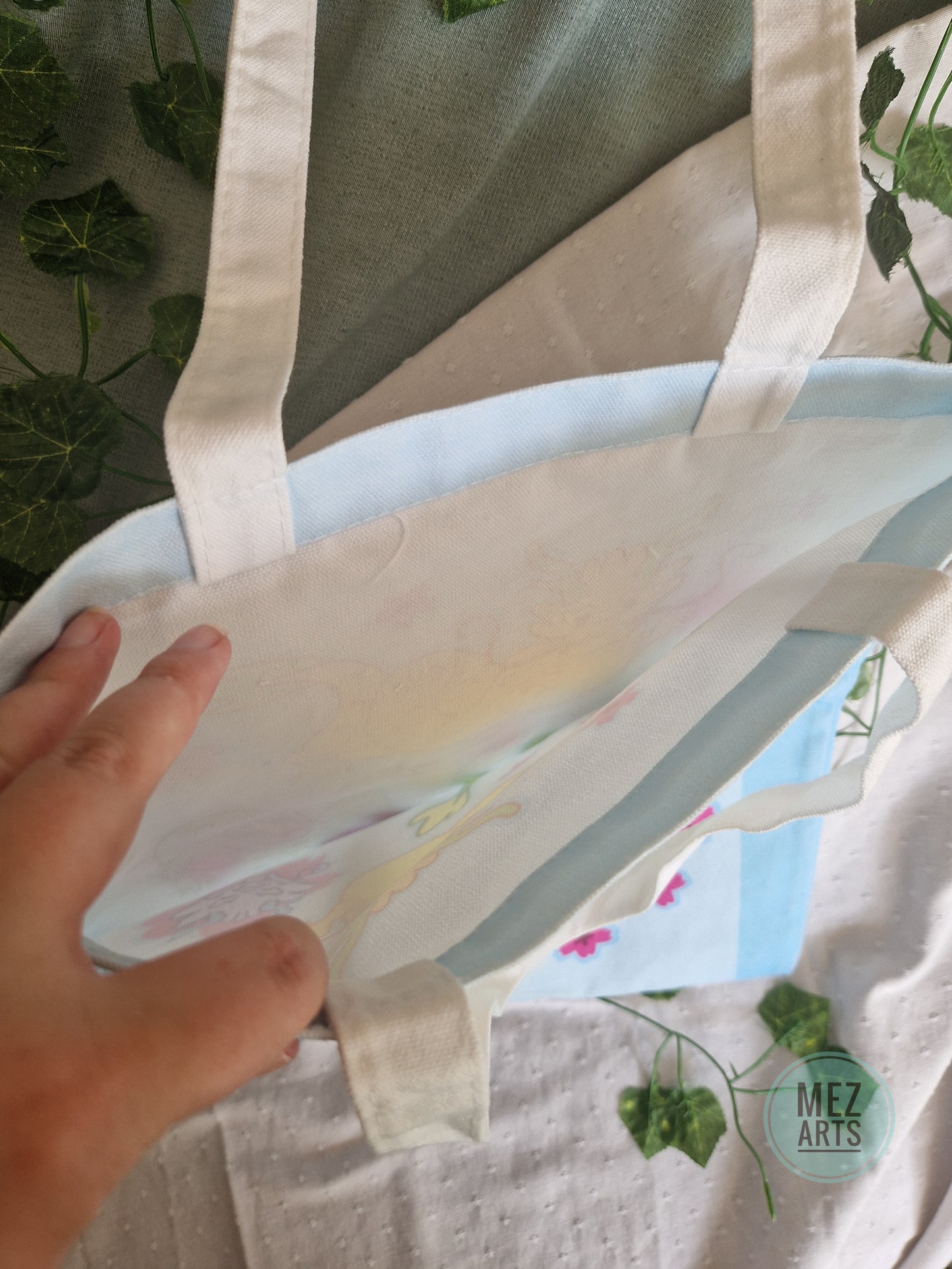 Sakura dragon | full print totebag