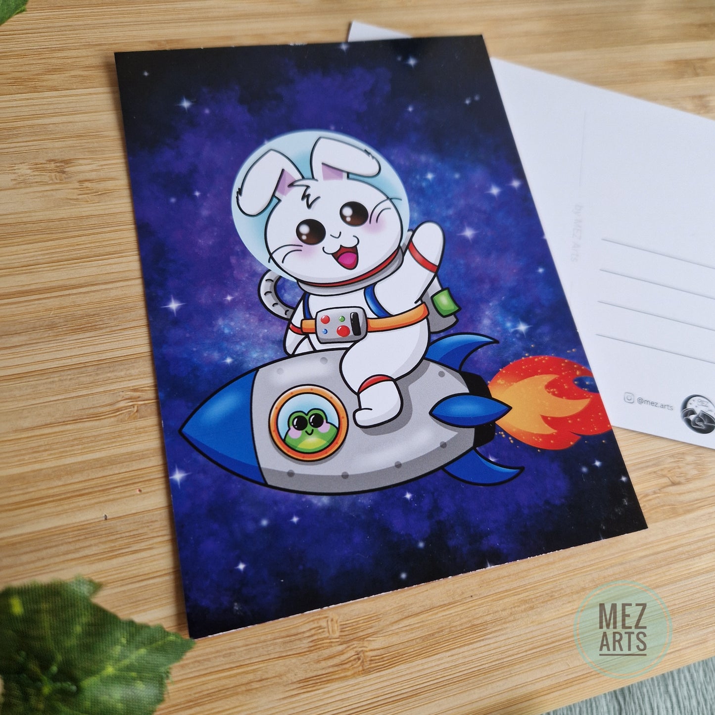 Astronaut bunny | postcard