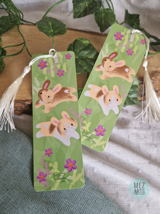Jessie and James bunnies | bookmark