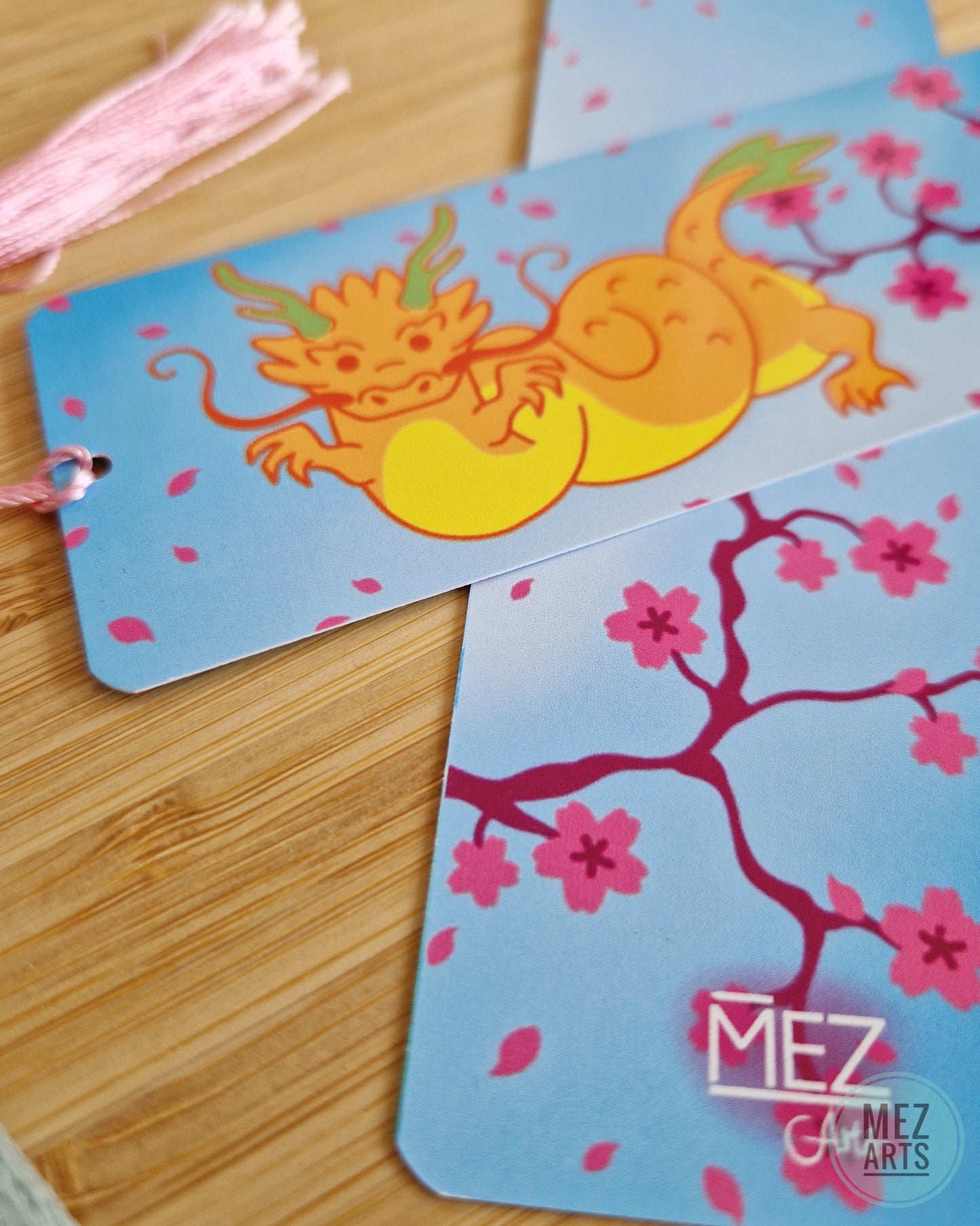 Sakura dragon | bookmark