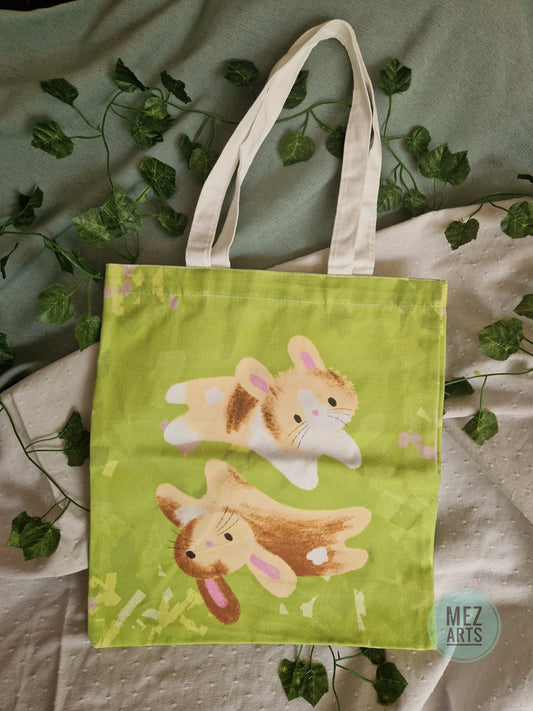Jessie and James bunny | full print totebag