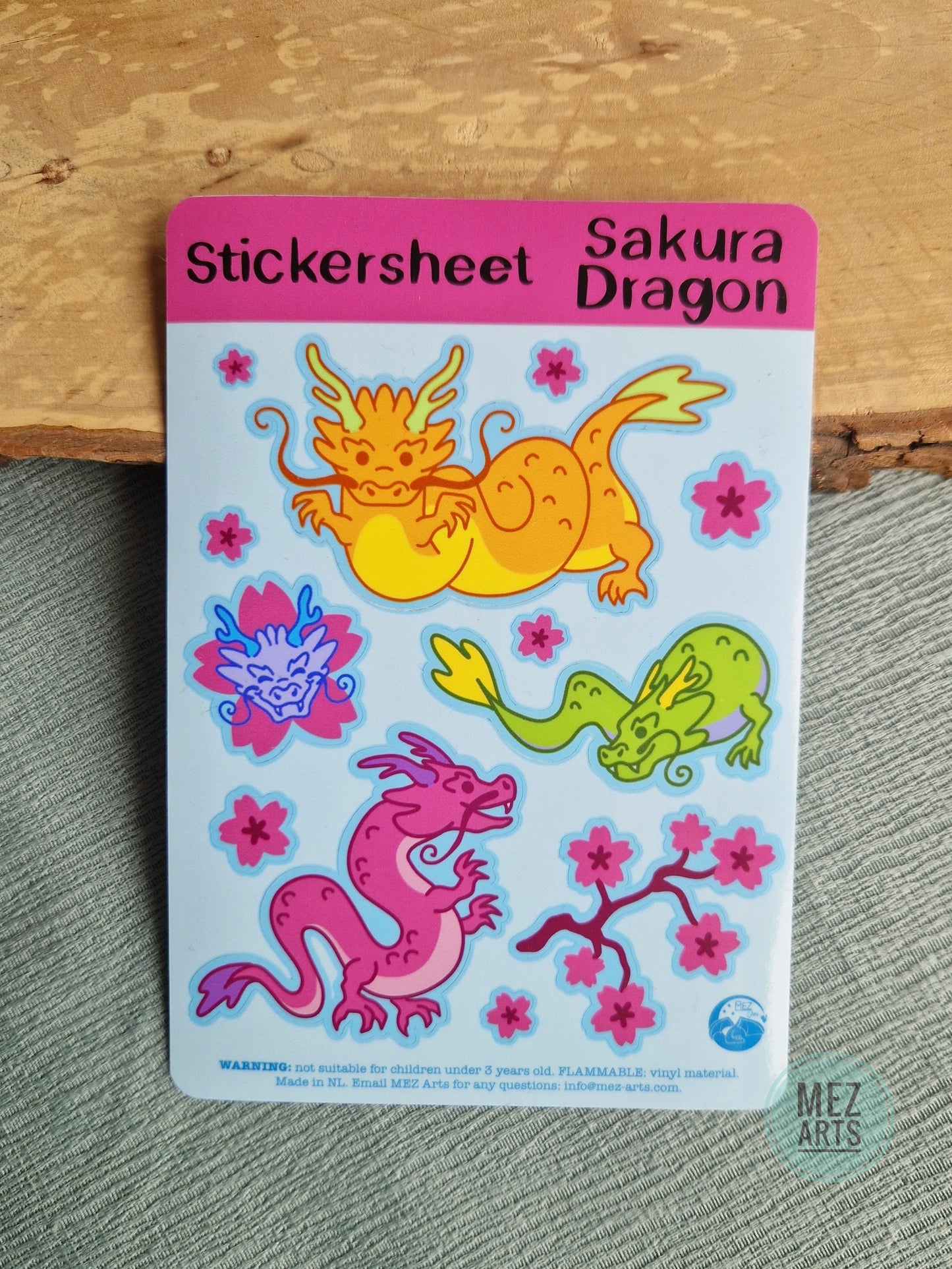 Sakura Dragon | stickersheet
