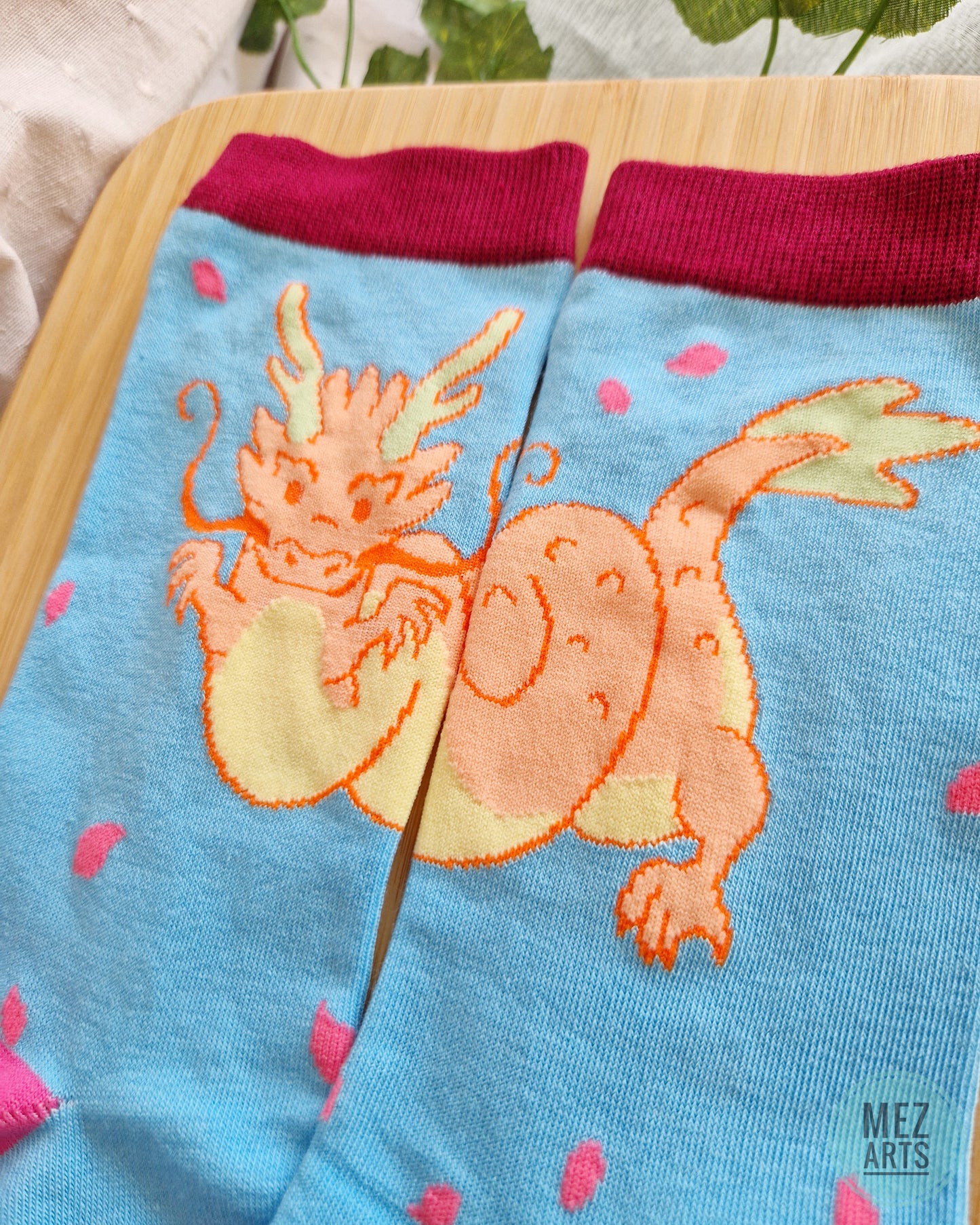 Sakura Dragon - Socks