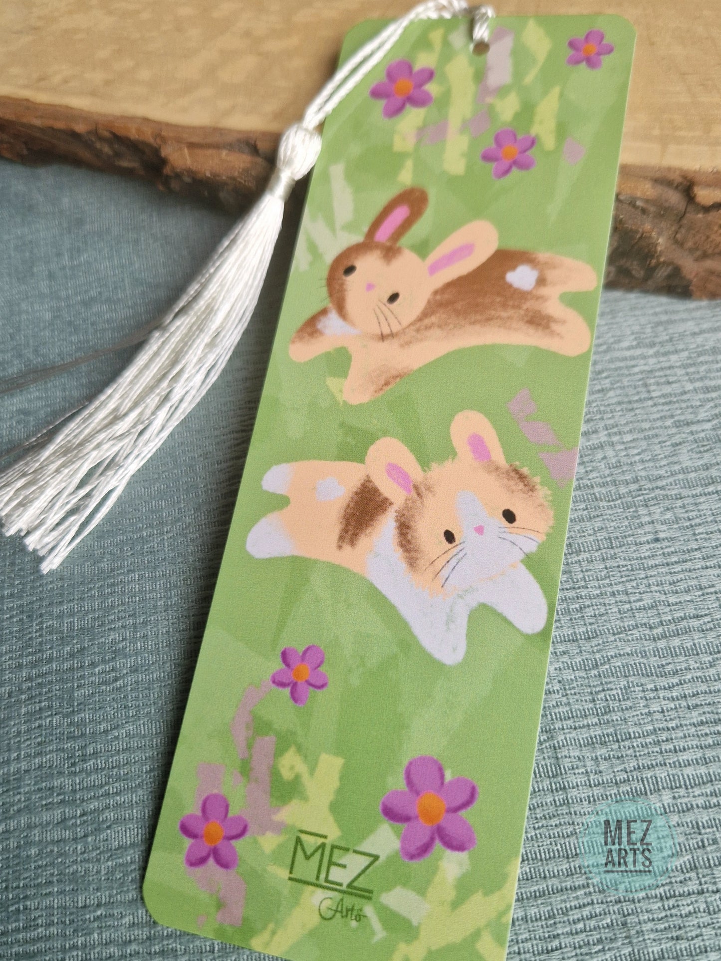 Jessie and James bunnies | bookmark