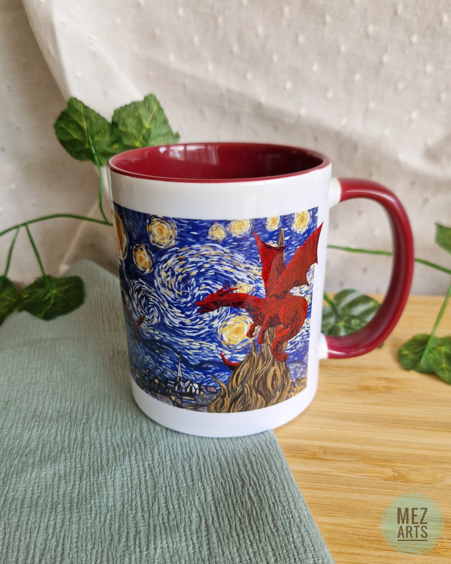 Van Gogh dragon | mug