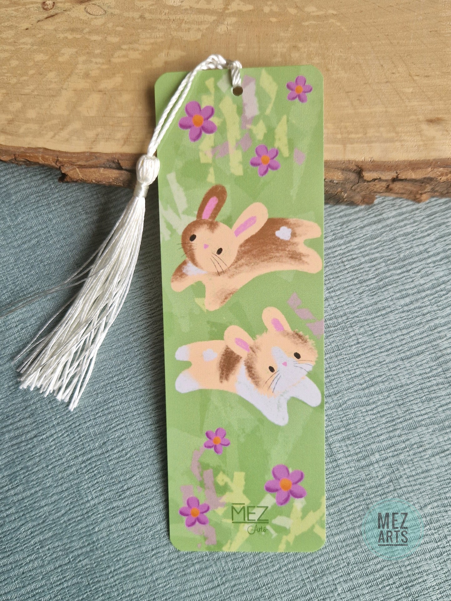 Jessie and James bunnies | bookmark