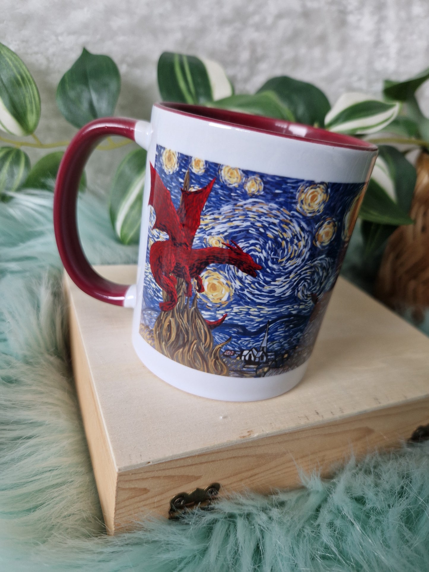 Van Gogh dragon mug 2 | B-grade