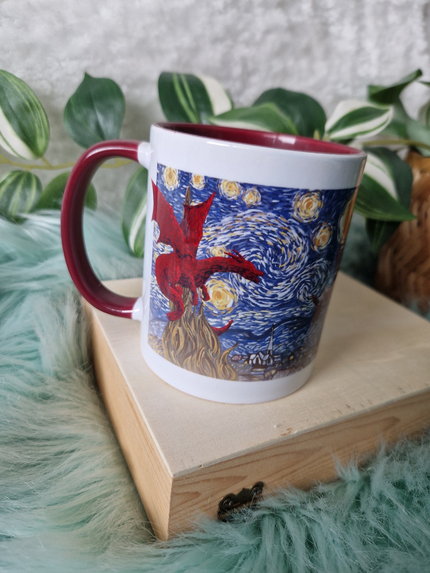Van Gogh dragon mug 4 | B-grade