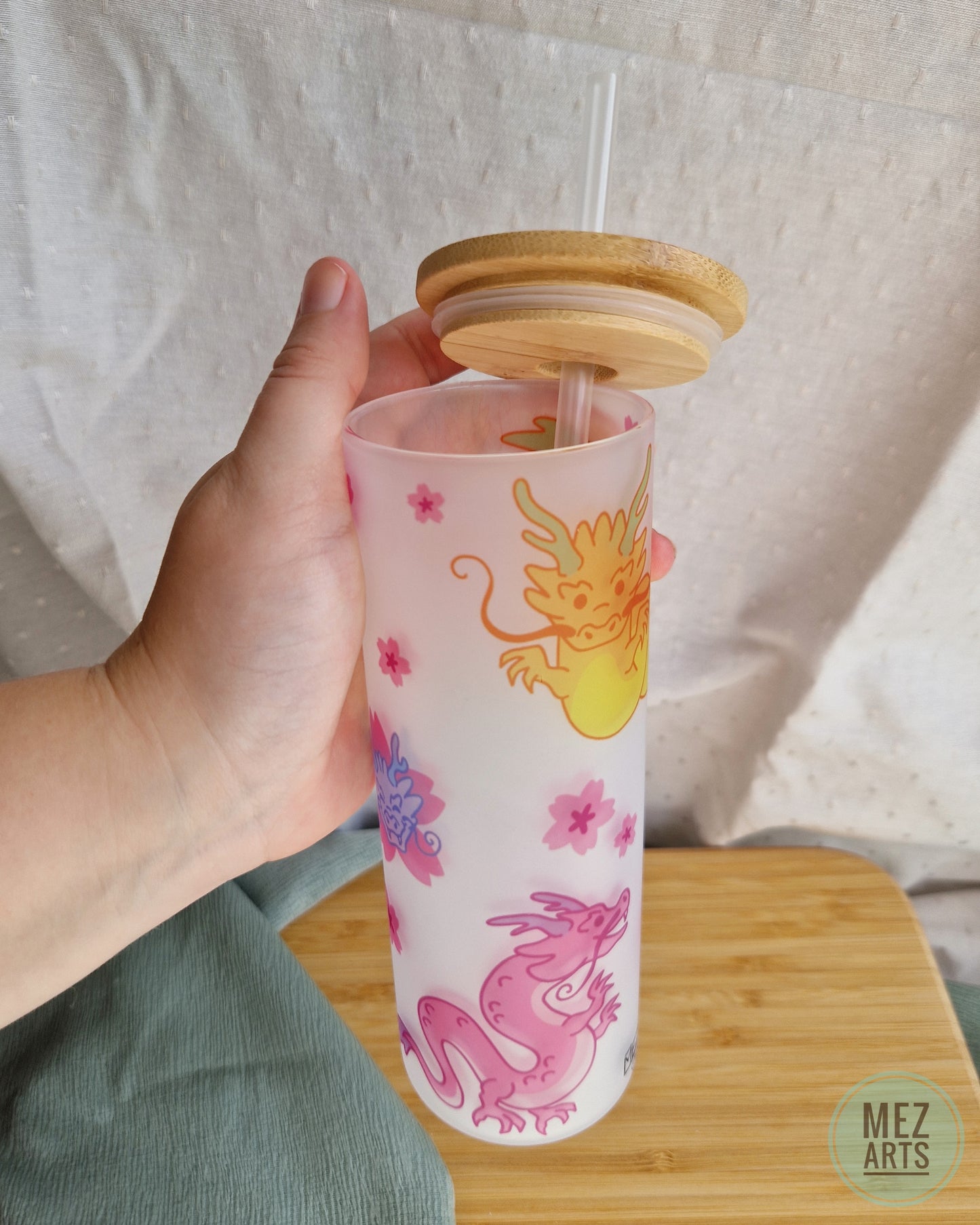 Sakura dragon | tumbler