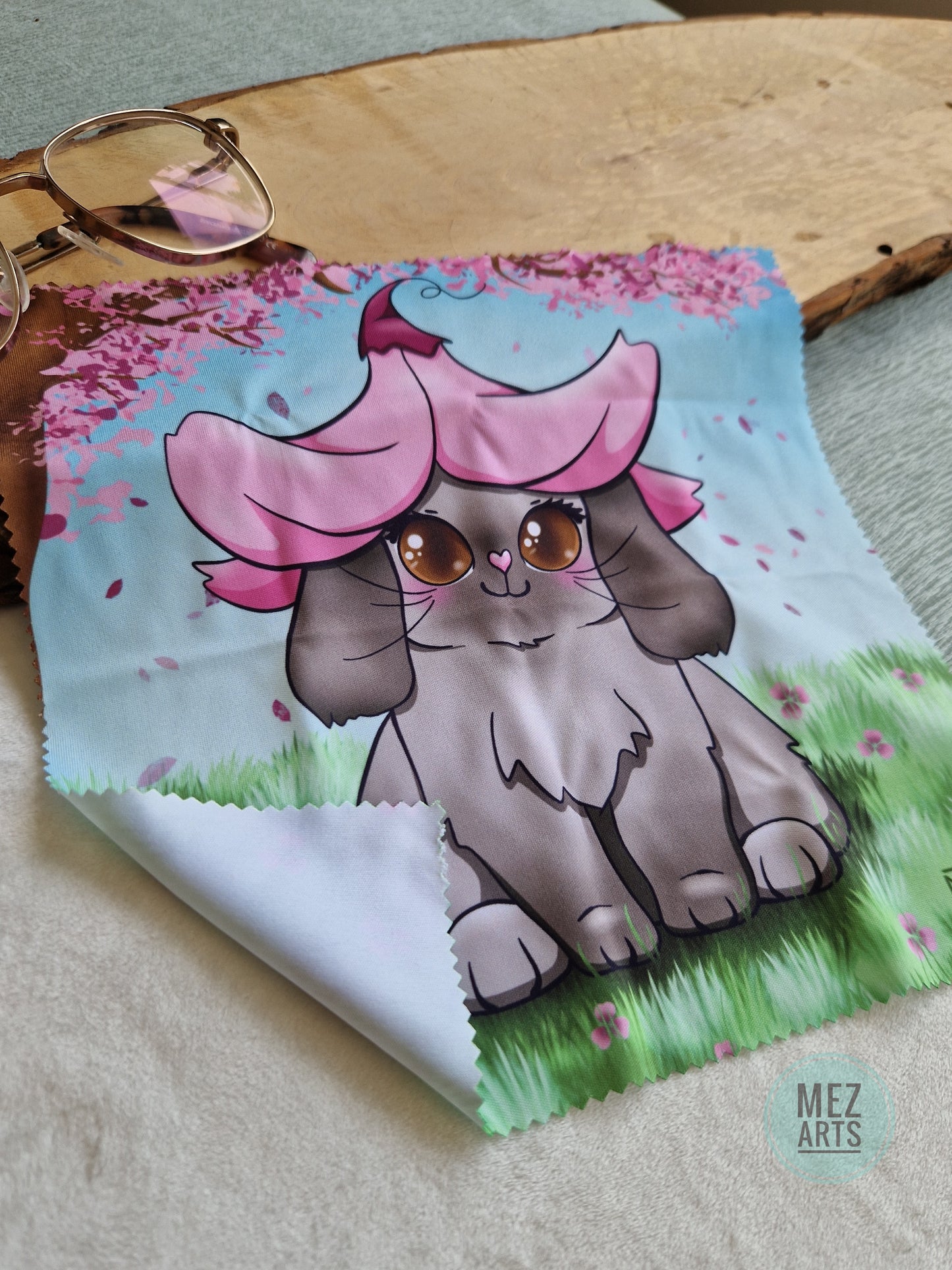Sakura bunny | Glasses Cloth