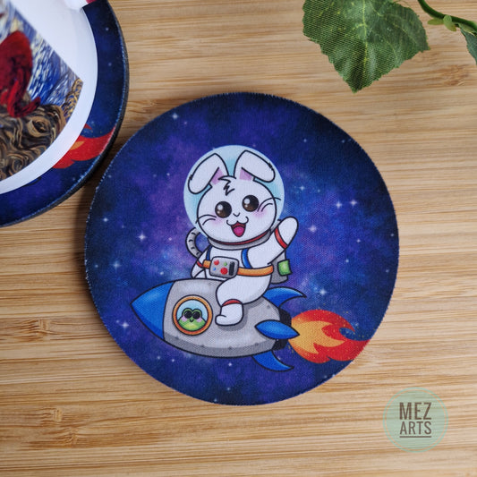 Astronaut bunny | Coaster
