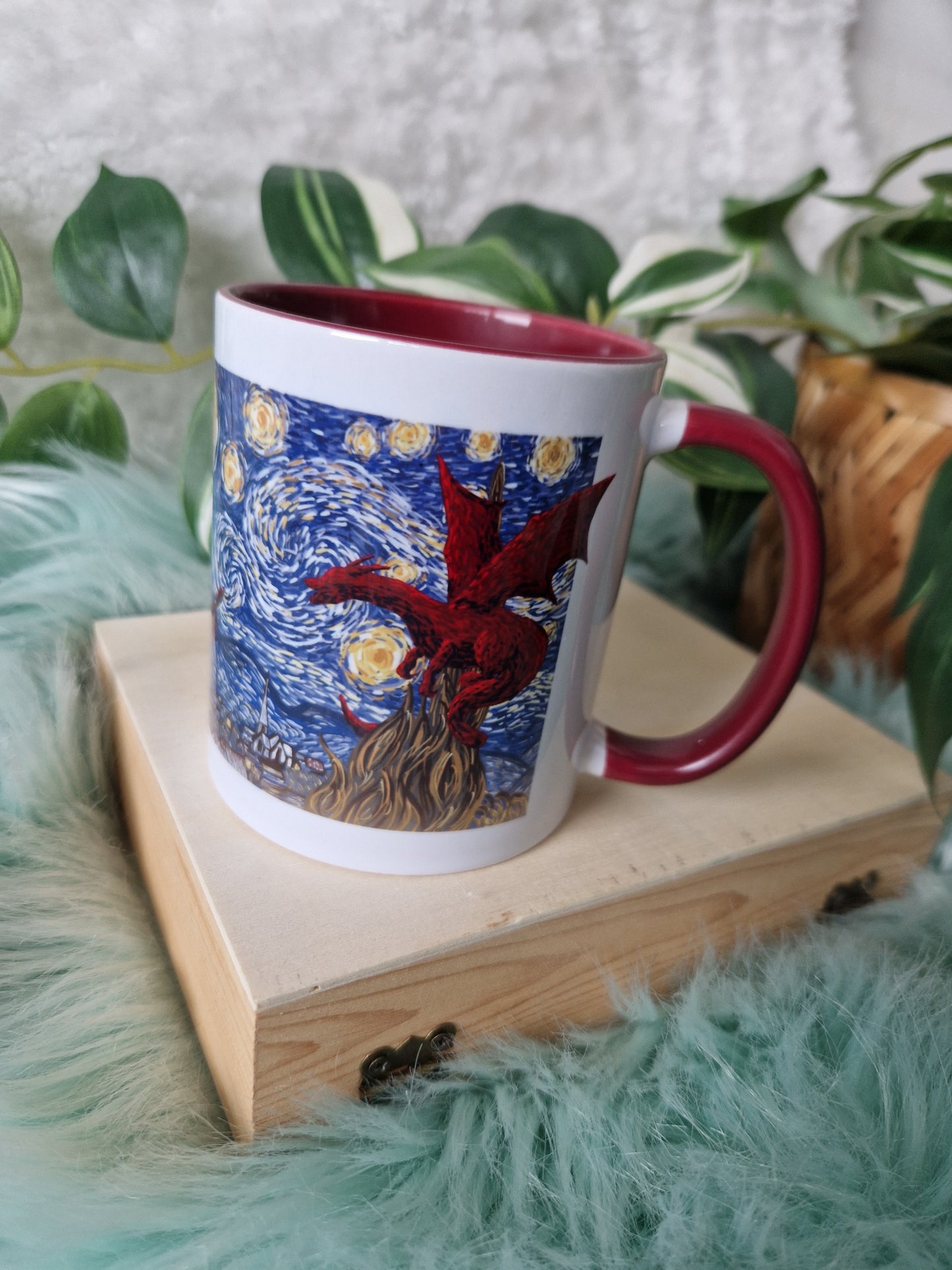Van Gogh dragon mug 4 | B-grade