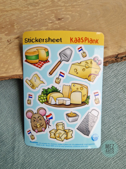Kaasplank | stickersheet