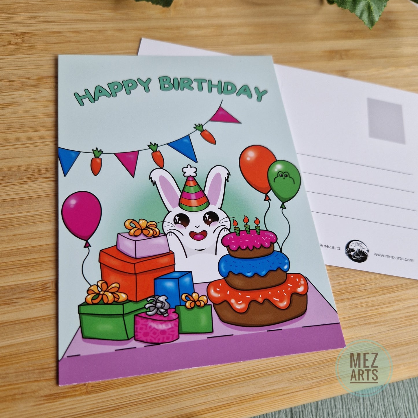 Happy Birthday bunny | postcard
