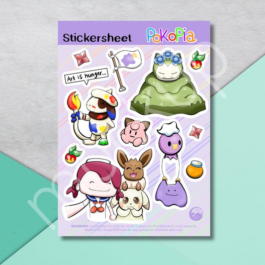 Pokopia | stickersheet (pre-order)