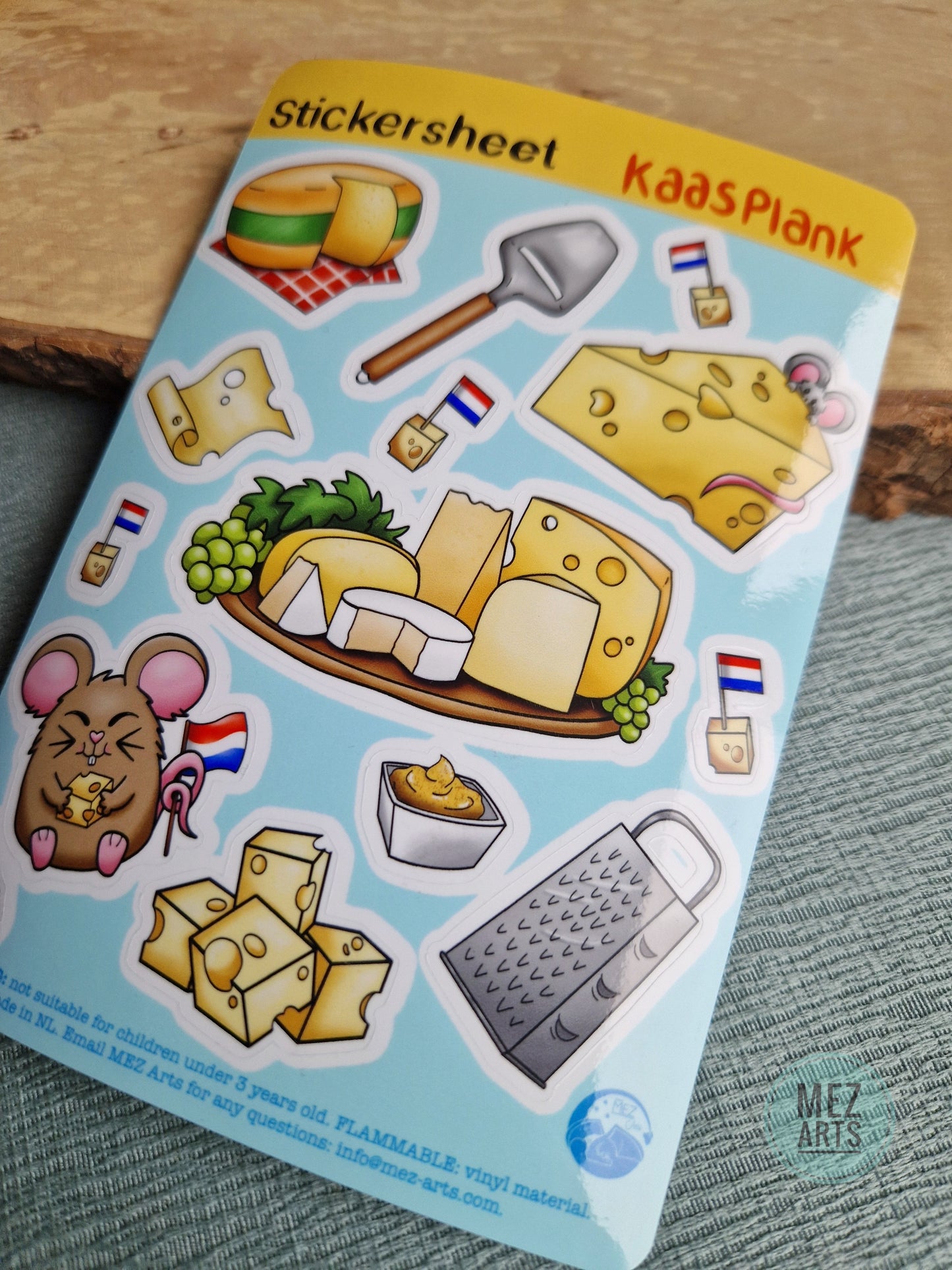 Kaasplank | stickersheet