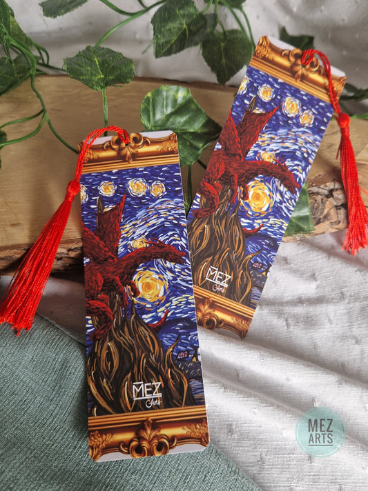 Van Gogh dragon | bookmark