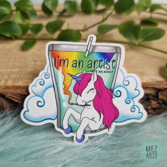 Artist Unicorn | sticker