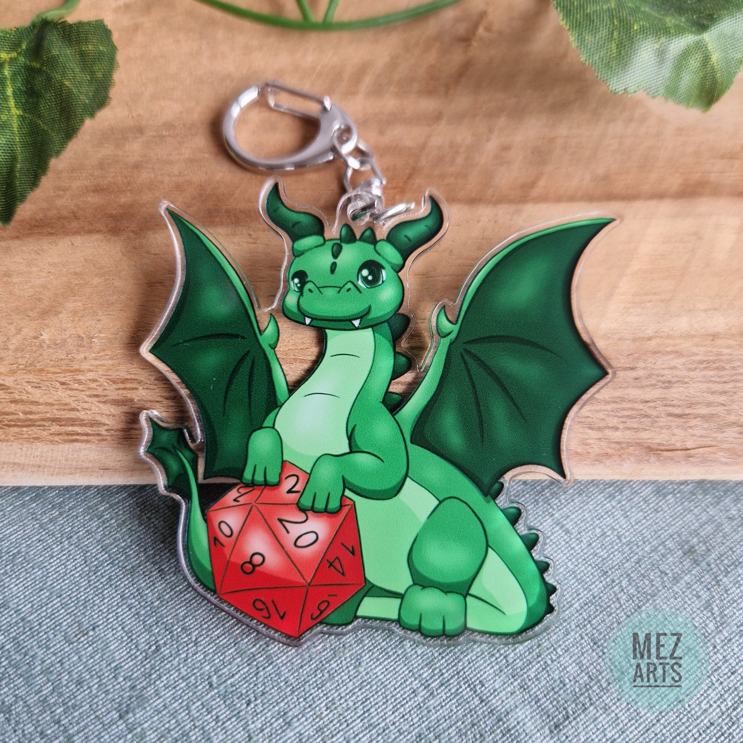 Dice Dragon | keychain