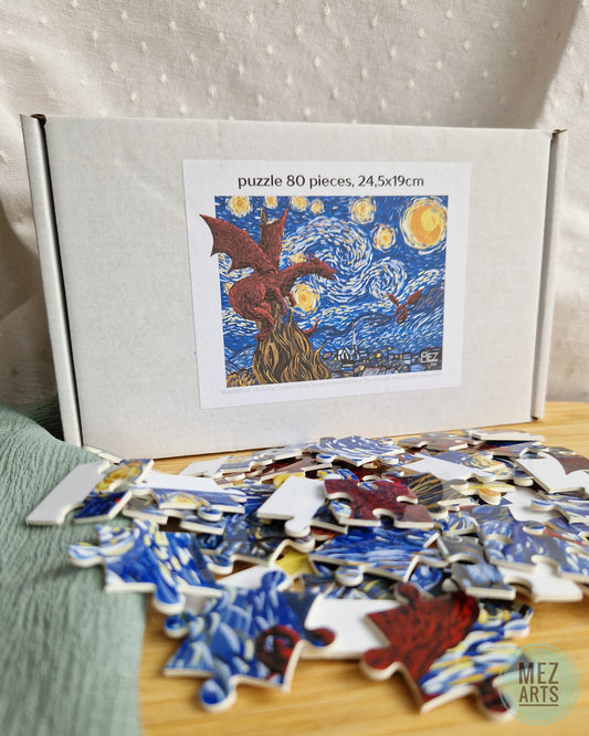 Van Gogh dragon | puzzle