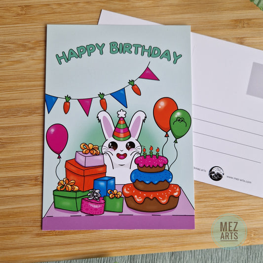 Happy Birthday bunny | postcard