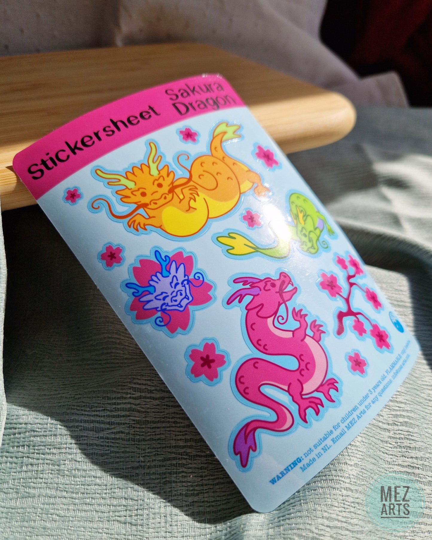 Sakura Dragon | stickersheet