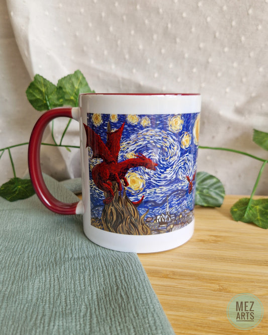 Van Gogh dragon | mug