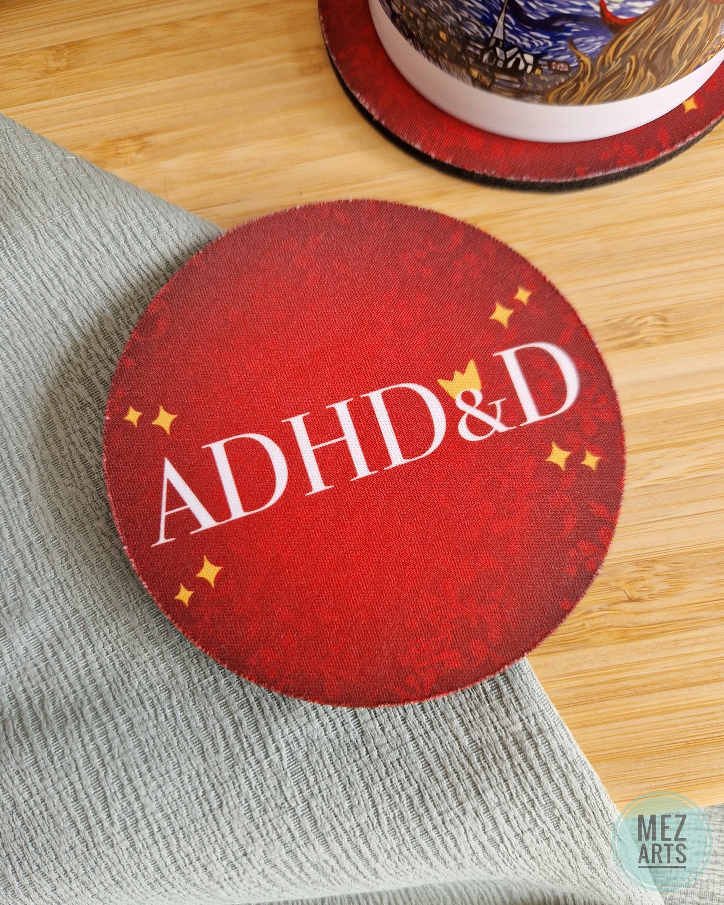 ADHD&D | Coaster