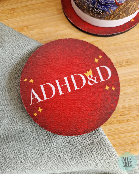 ADHD&D | Coaster