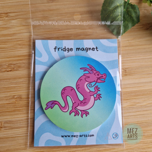 Pink dragon | Magnet