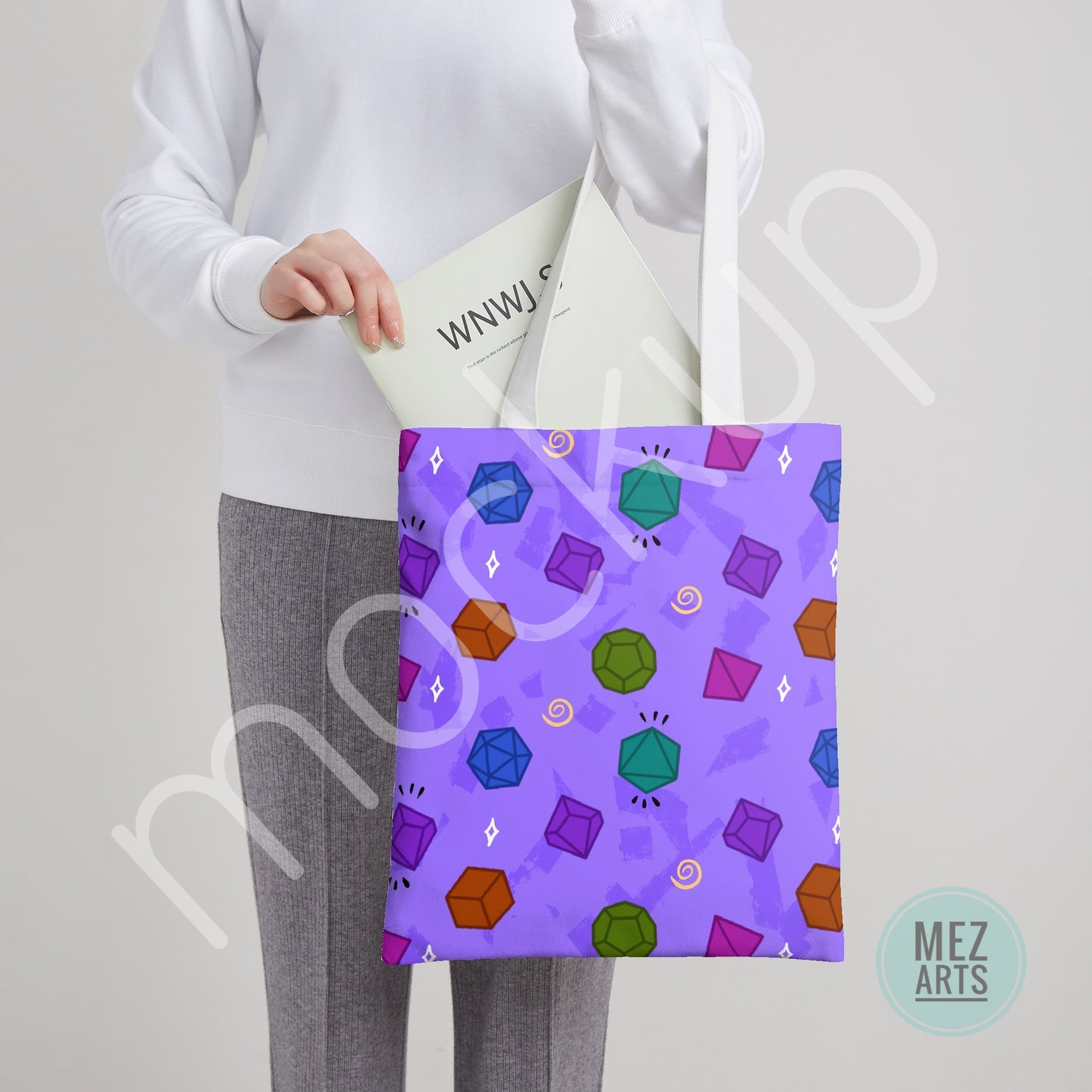 Dice | full print totebag - PRE ORDER