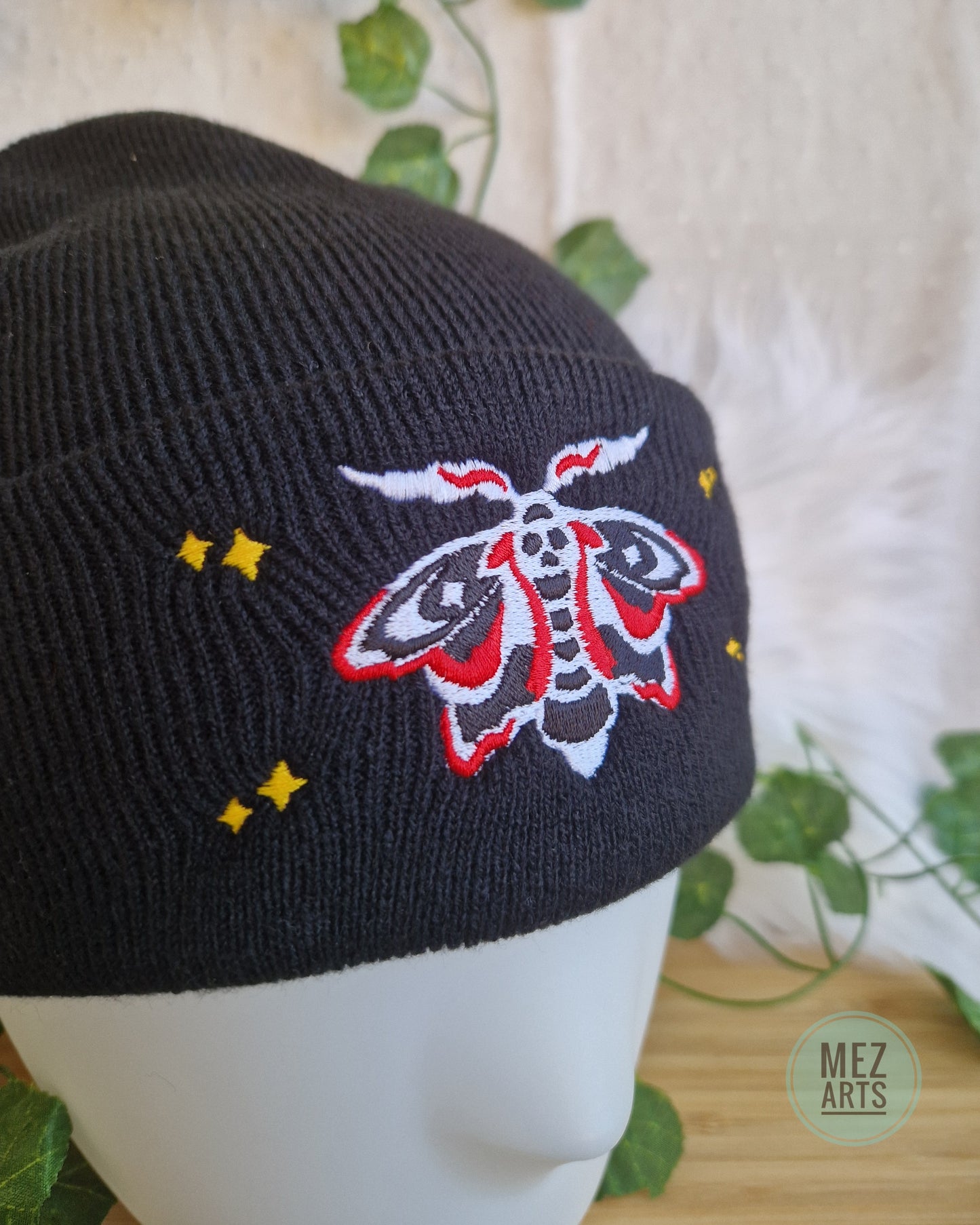 Skull Moth - Beanie