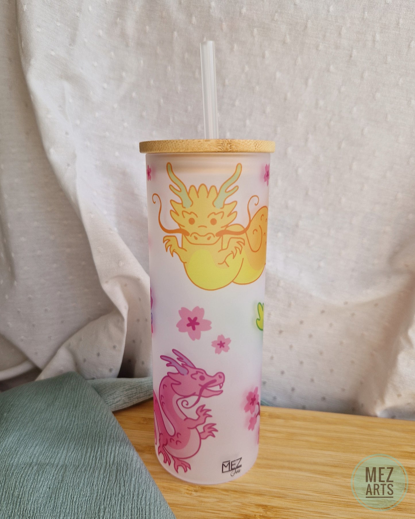 Sakura dragon | tumbler