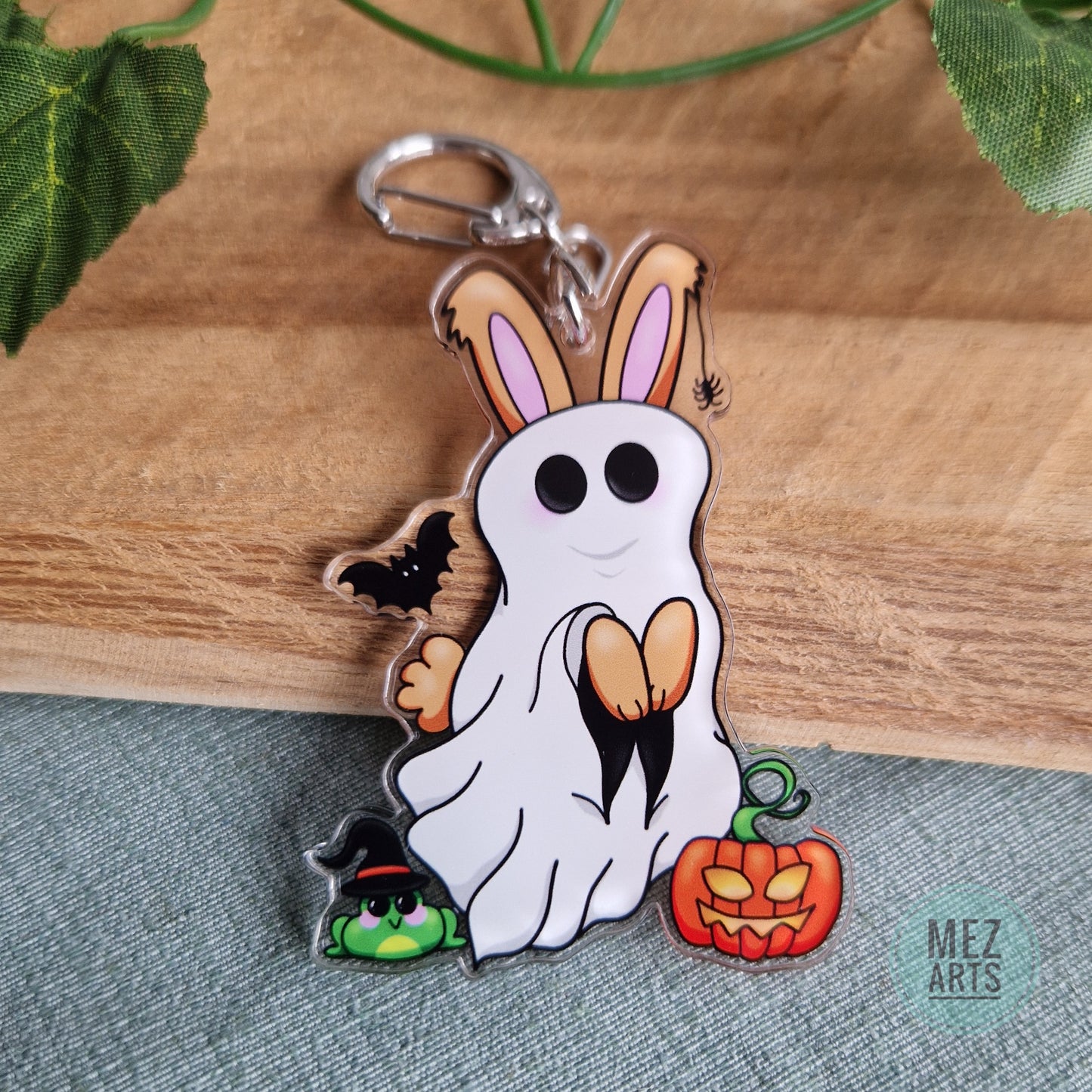 Halloween bunny | keychain