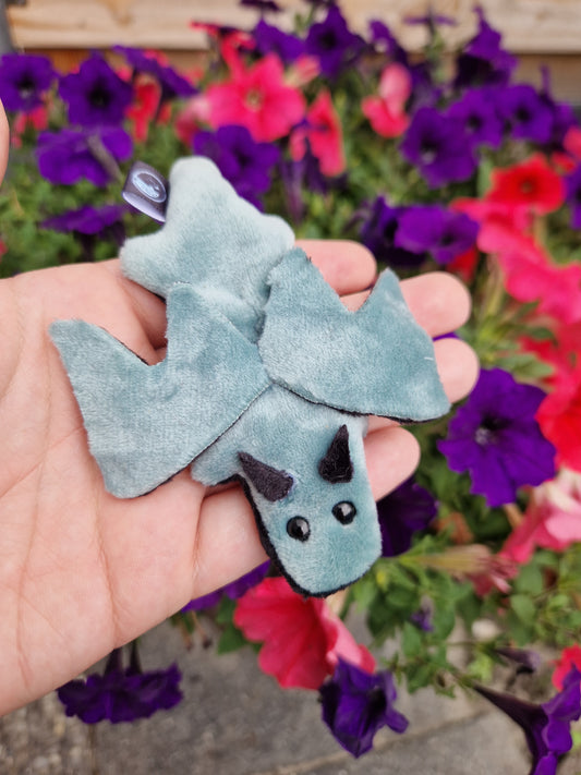 Dragon - fidget plush - mint and black