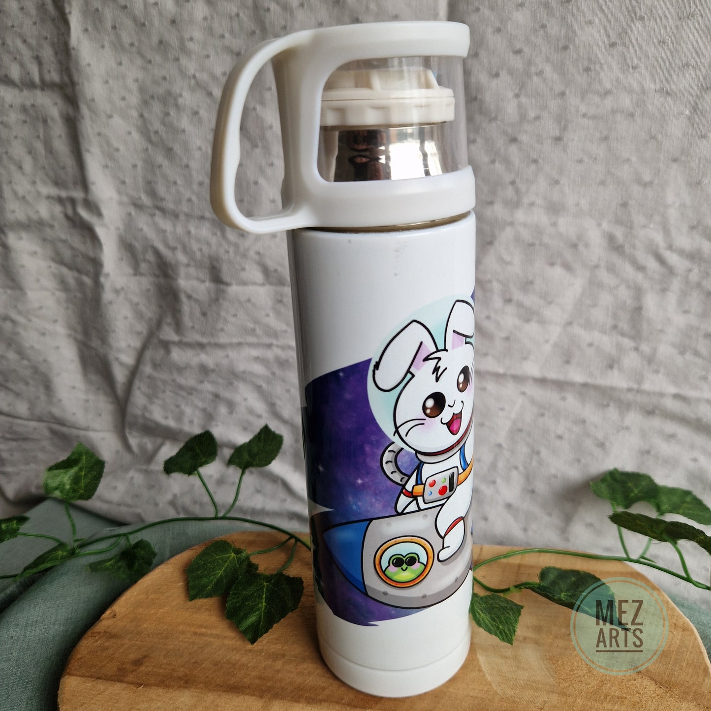 Astronaut bunny | thermos