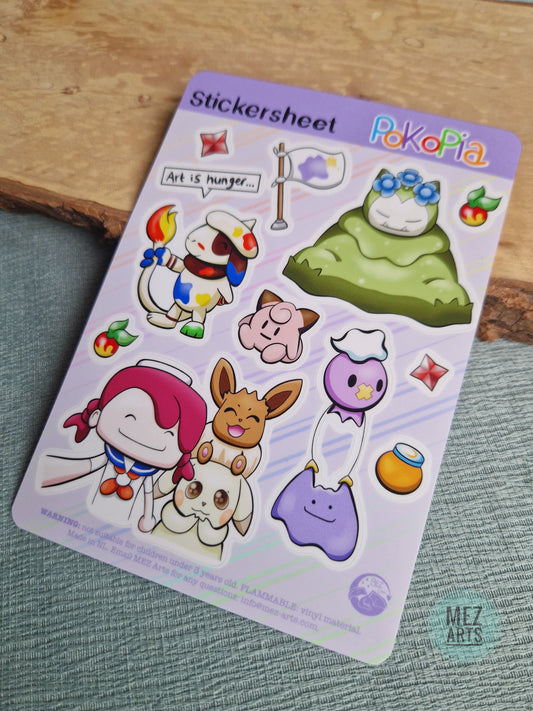 Pokopia | stickersheet
