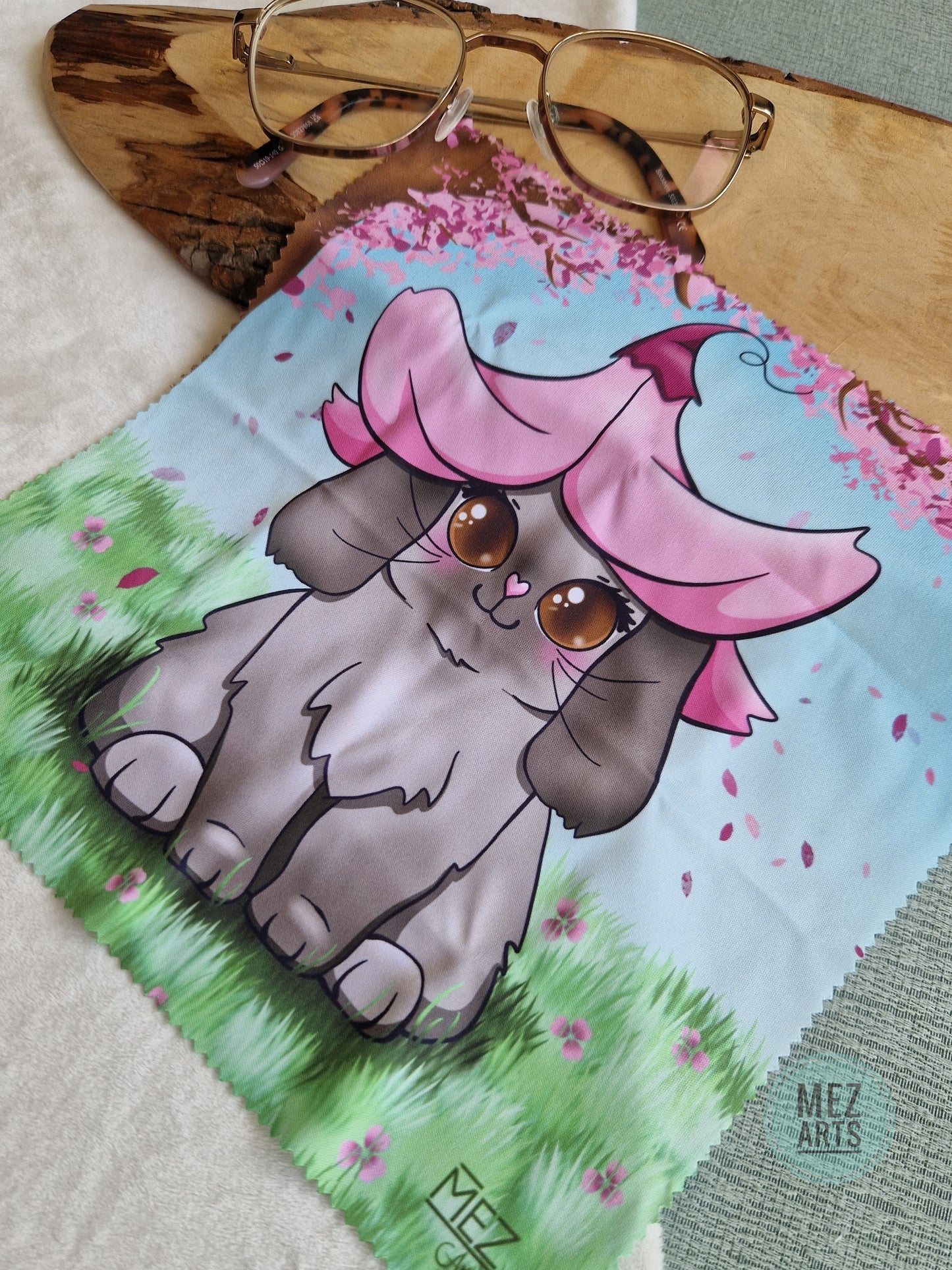 Sakura bunny | Glasses Cloth